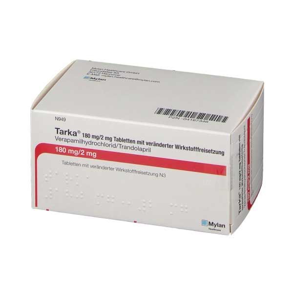 Тарка 180 mg/2 mg х28 таблетки с изменено освобождаване
