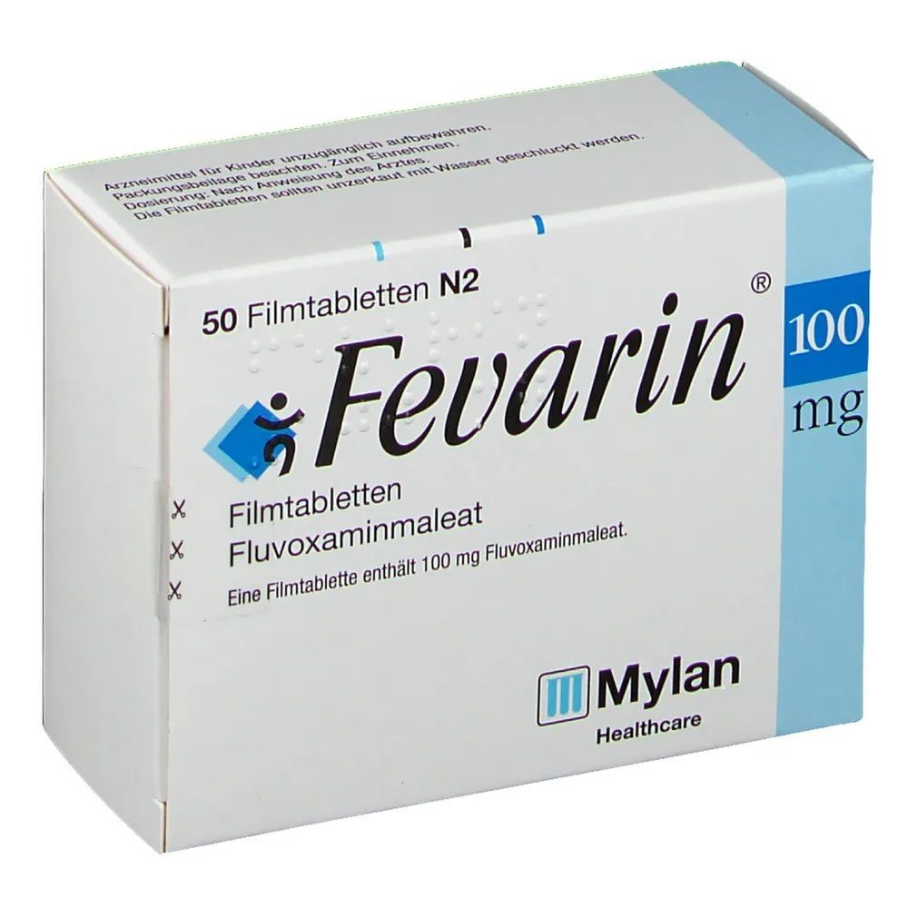 Феварин 100 mg х30 филмирани таблетки Mylan