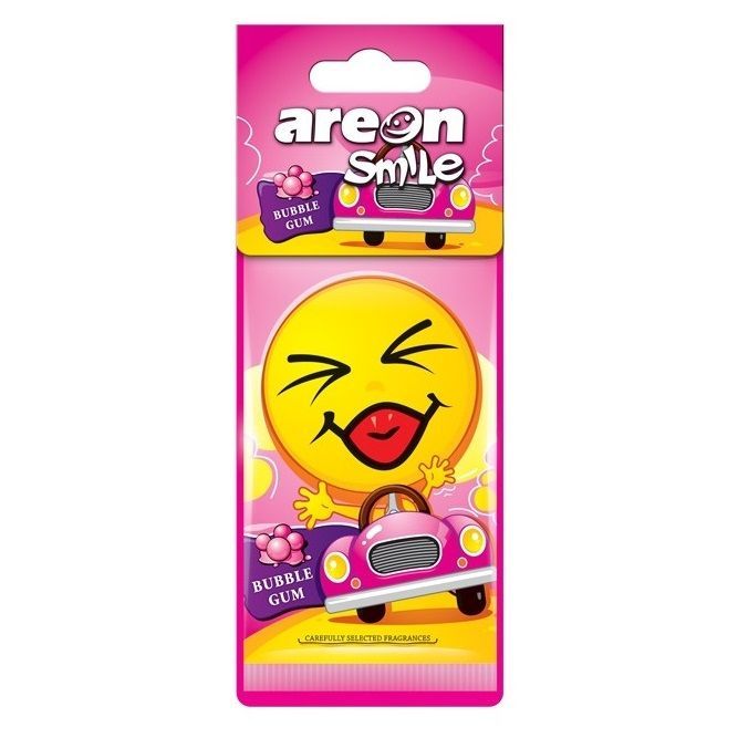 Areon Smile Ароматизатор за кола, Bubble Gum
