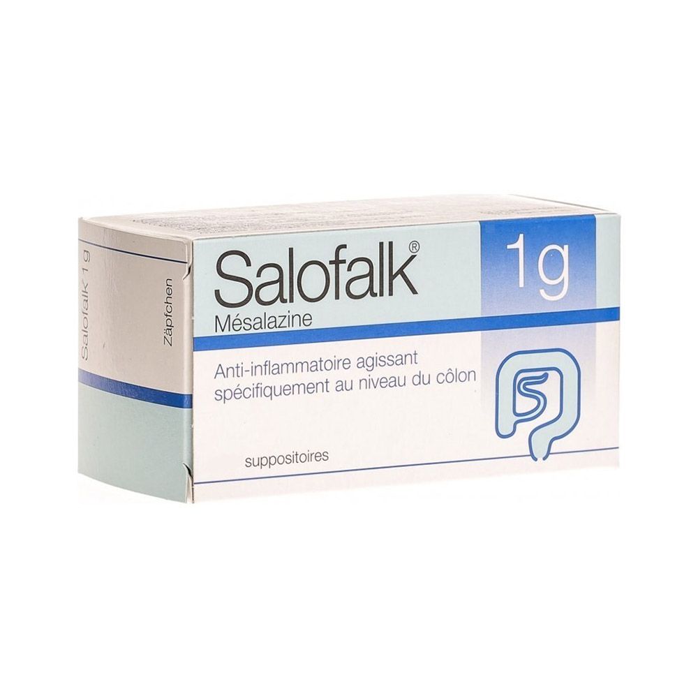 Салофалк 1 g супозитории х10 бр Dr. Falk Pharma