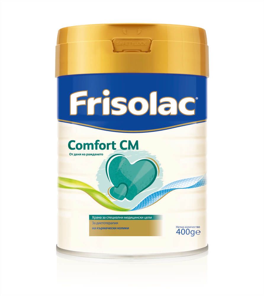 Frisolac Comfort CM Храна за специални медицински цели, за диетотерапия на кърмачески колики 0-12м x 400 грама