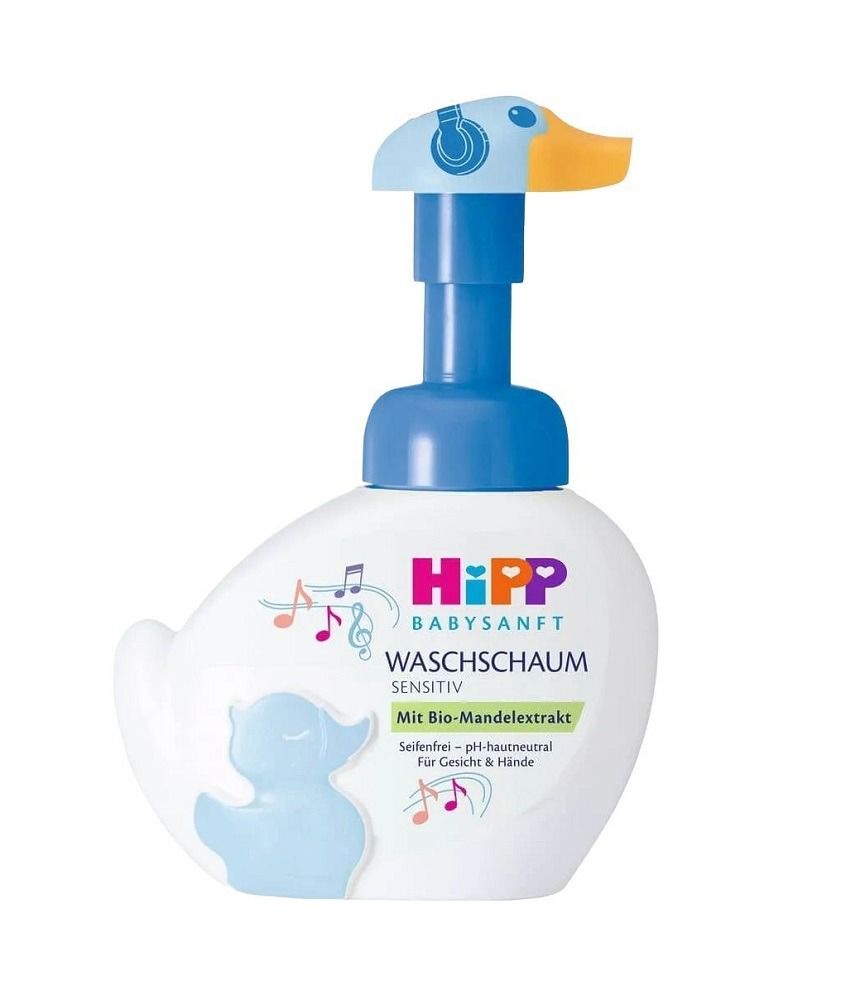 Hipp Baby Sanft Измиваща пяна за ръце и лице х250 мл, Пате музикант