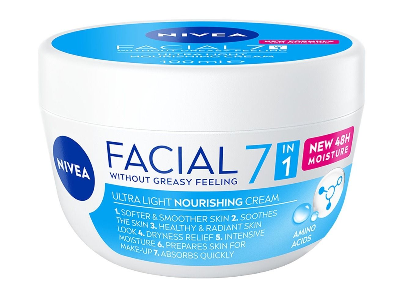 Nivea Facial Подхранващ дневен крем за лице с аминокиселини х50 мл