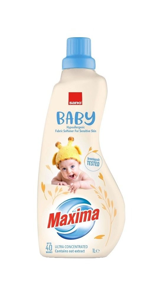 Sano Maxima Baby Концентриран омекотител за чувствителна кожа x1 литър