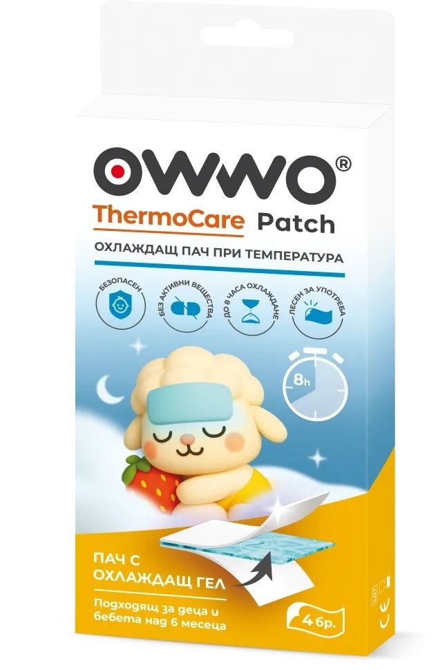 OWWO Thermocare охлаждащи пластири при температура х4 броя BestaMed