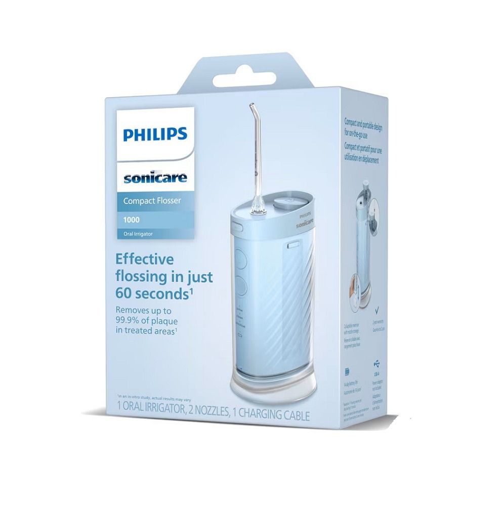 Philips Sonicare Compact Flosser Зъбен душ HX3333/24, син