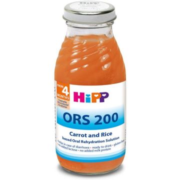 Hipp ORS 200 Диетична напитка на моркови и ориз за деца над 4 месеца х200 мл - 2300