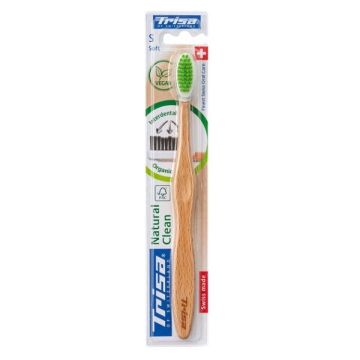 Trisa Natural Clean Четка за Зъби, размер Soft