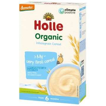 Holle Organic Деметер Пълнозърнеста овесена каша за деца от 6-ия месец x250 грама