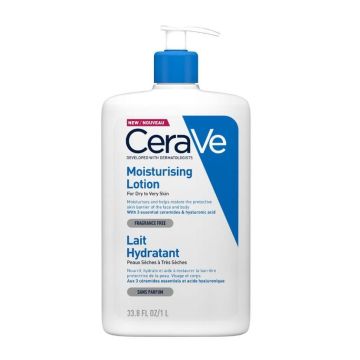 CeraVe Хидратиращ лосион за суха и много суха кожа х1000 мл