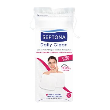 Septona Daily Clean Тампони за почистване на грим x50 броя