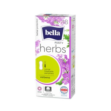 Bella Panty Herbs Verbena Ежедневни дамски превръзки с екстракт от върбинка х18 броя