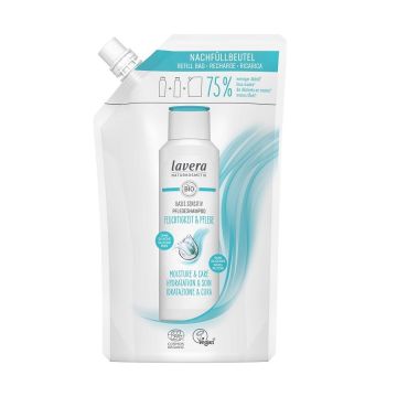 Lavera Basis Sensitive Moisture Care Шампоан за чувствителен скалп x500 мл, пълнител