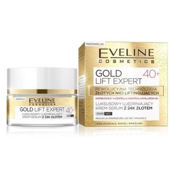 Eveline Gold Lift Expert Дневен и нощен крем за лице против бръчки 40+ х50 мл