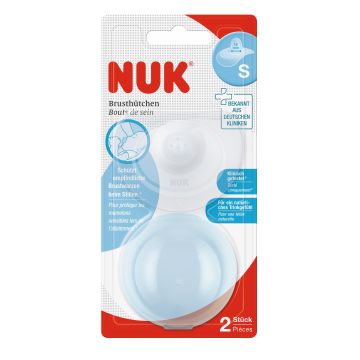 Nuk Силиконови протектори за зърна x2 броя, размер S