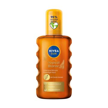 Nivea Sun Слънцезащитно спрей олио с каротен за тяло за интензивен и равномерен тен x200 мл