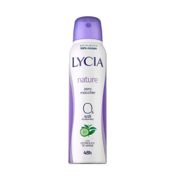Lycia Nature Део спрей против изпотяване с краставица и зелен чай х150 мл
