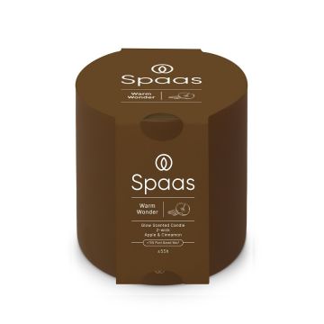 Spaas Warm Wonder Ароматна свещ в чаша, ябълка и канела x160 грама