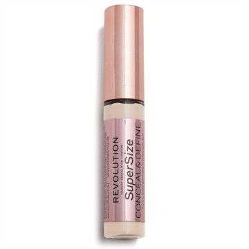 Revolution Conceal & Define Supersize Течен коректор за лице x13 мл, C2