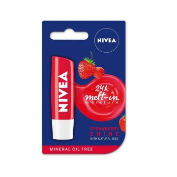 Nivea Strawberry Shine Балсам за устни