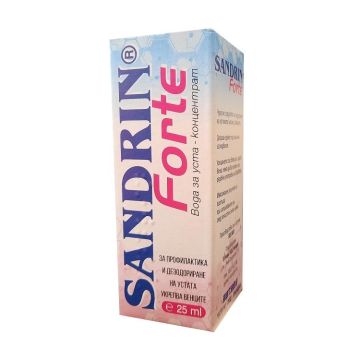 Сандрин Форте Концентрат за профилактика и дезодориране на устата x25 ml