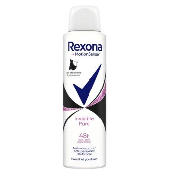 Rexona Invisible Pure Део спрей против изпотяване за жени х150 мл