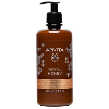 Apivita Royal Honey Хидратиращ и релаксиращ душ гел с мед и етерични масла x500 мл