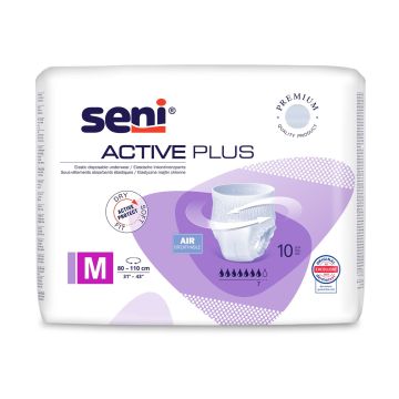 Seni Active Plus Абсорбиращи гащи за възрастни, размер M х10 броя