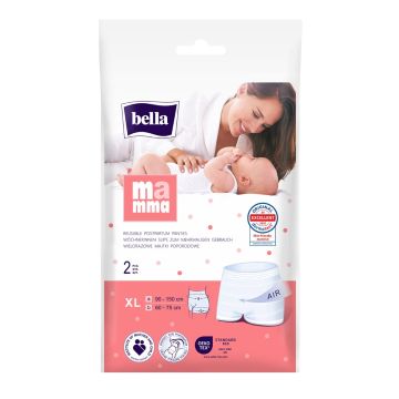 Bella Mamma Еластични гащи за родилки за многократна употреба XL размер х2 броя