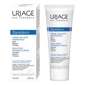 Uriage Bariederm Възстановяващ защитен крем против раздразнения за лице, ръце и тяло х75 мл