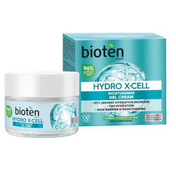 Bioten Hydro X-Cell Хидратиращ крем за нормална и комбинирана кожа x50 мл