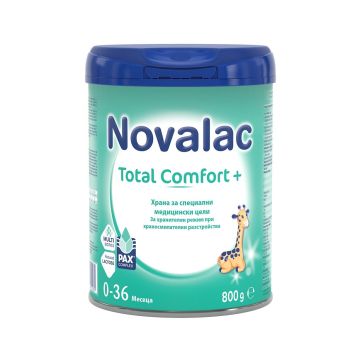 Novalac Total Comfort+ Храна за специални медицински цели, при колики и регургитация х800 г