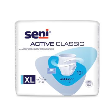 Seni Active Classic Абсорбиращи гащи за възрастни, размер XL х10 броя