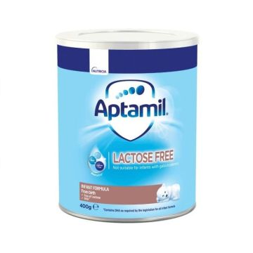 Aptamil Lactose Free Безлактозно мляко за кърмачета с непоносимост към лактоза от момента на раждането х400 грама