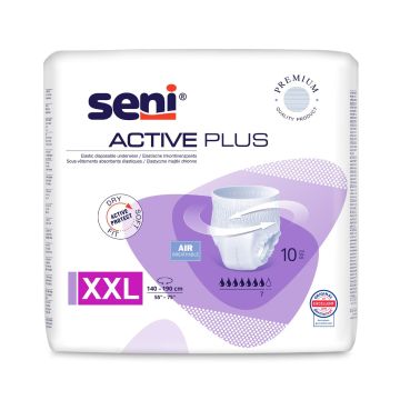 Seni Active Plus Абсорбиращи гащи за възрастни, размер XXL х10 броя