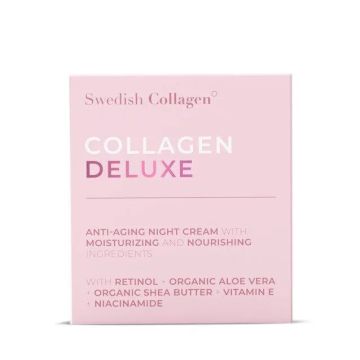 Swedish Collagen Deluxe Нощен анти-ейдж крем за лице x50 мл