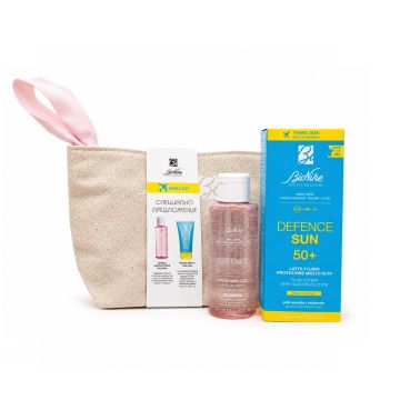 Bionike Travel Size Комплект Мицеларна вода и Слънцезащитен флуид-лосион SPF50+