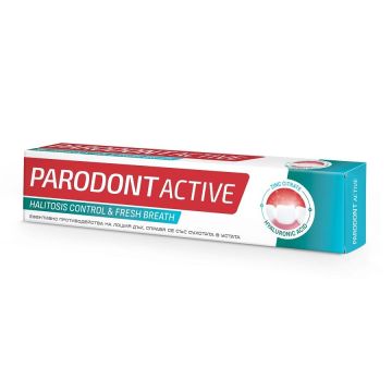 Parodont Active Halitosis Control & Fresh Breath Паста за зъби против лош дъх и сухота x75 мл