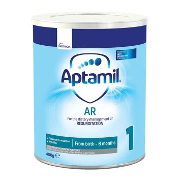 Aptamil AR 1 Храна за специални медицински цели за диетотерапия при регуритации за кърмачета от раждането до 6-месечна възраст х400 грама