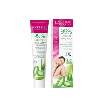 Eveline Natural Депилираш крем за тяло с алое вера х125 мл