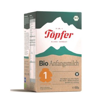 Topfer Lactana Bio 1 Адаптирано био мляко за кърмачета х600 грама