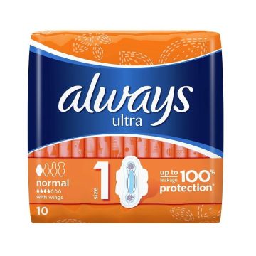 Always Ultra Normal Дамски превръзки х10 броя