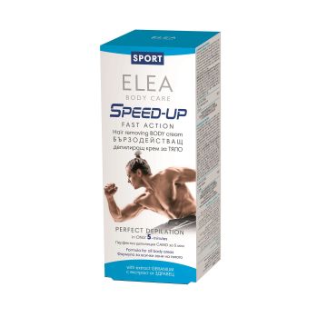 Elea Sport Speed-Up Бързодействащ депилиращ крем за тяло x120 грама
