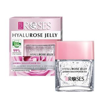 Nature of Agiva Roses Hyalurose Дневен хиалуронов гел за дехдратирана кожа x50 мл
