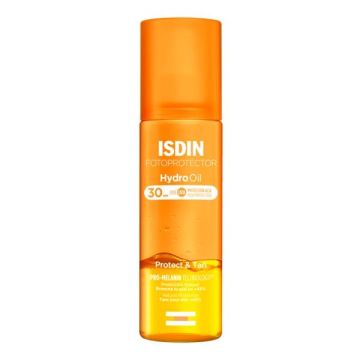 ISDIN Fotoprotector Hydro Oil Двуфазно слънцезащитно олио за бързо почерняване SPF30 x200 мл