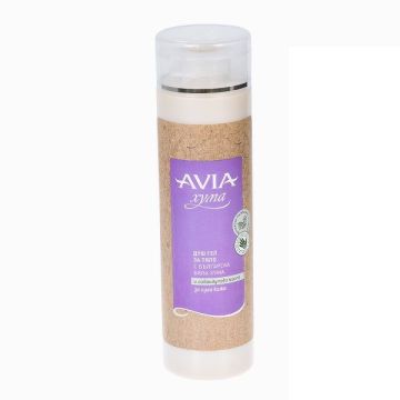 Avia Душ гел за тяло с бяла хума и лавандулово масло за суха кожа х250 мл