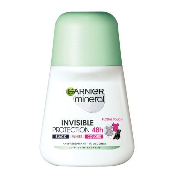 Garnier Mineral Invisible Рол-он дезодорант против изпотяване за жени x50 мл