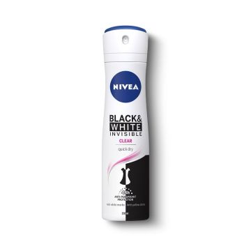 Nivea Invisible Clear Спрей против изпотяване предотвратяващ петна по дрехите х150 мл