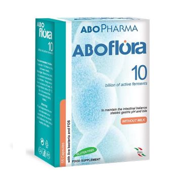 Flora 10 Пробиотик с 10 млрд живи бактерии х15 капсули Abopharma