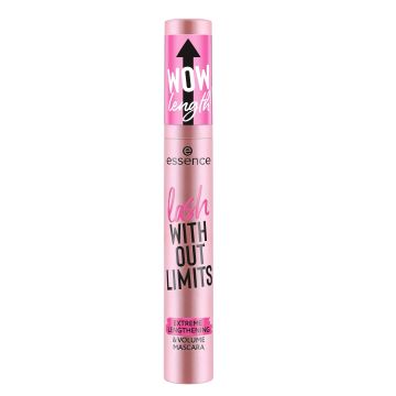 Essence Lash Without Limits Спирала за обемни и дълги миглиx13 мл, 01 Black
